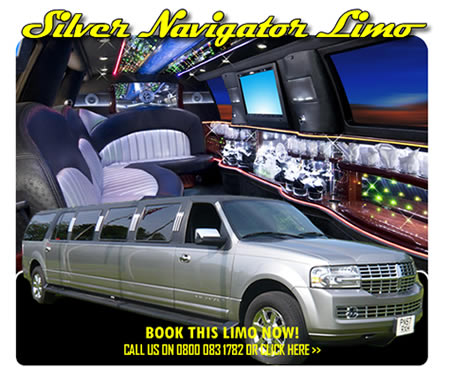 Silver Lincoln Navigator